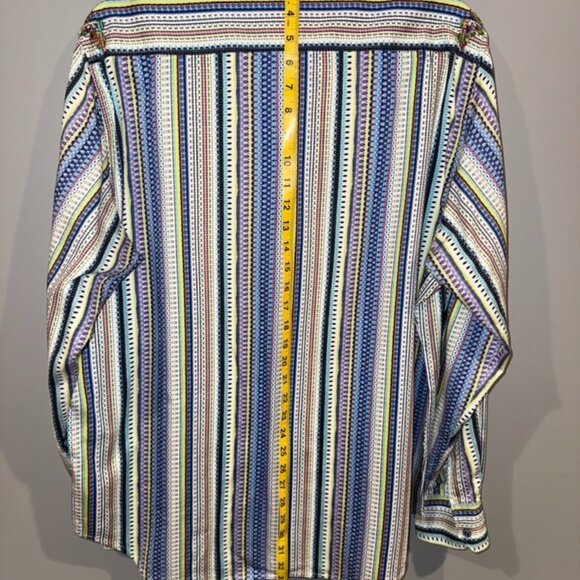 Robert Graham Men's Multicolor Long Sleeve Shirt – Size XL - Picture 13 of 16